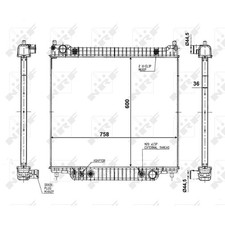 RADIATOR WATER COOLER ENGINE COOLING FOR FORD 8C2Z8005D NEW