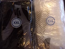 NEW 2 Pairs Of Mens Compression Socks.size XXL..1 white 1 black.