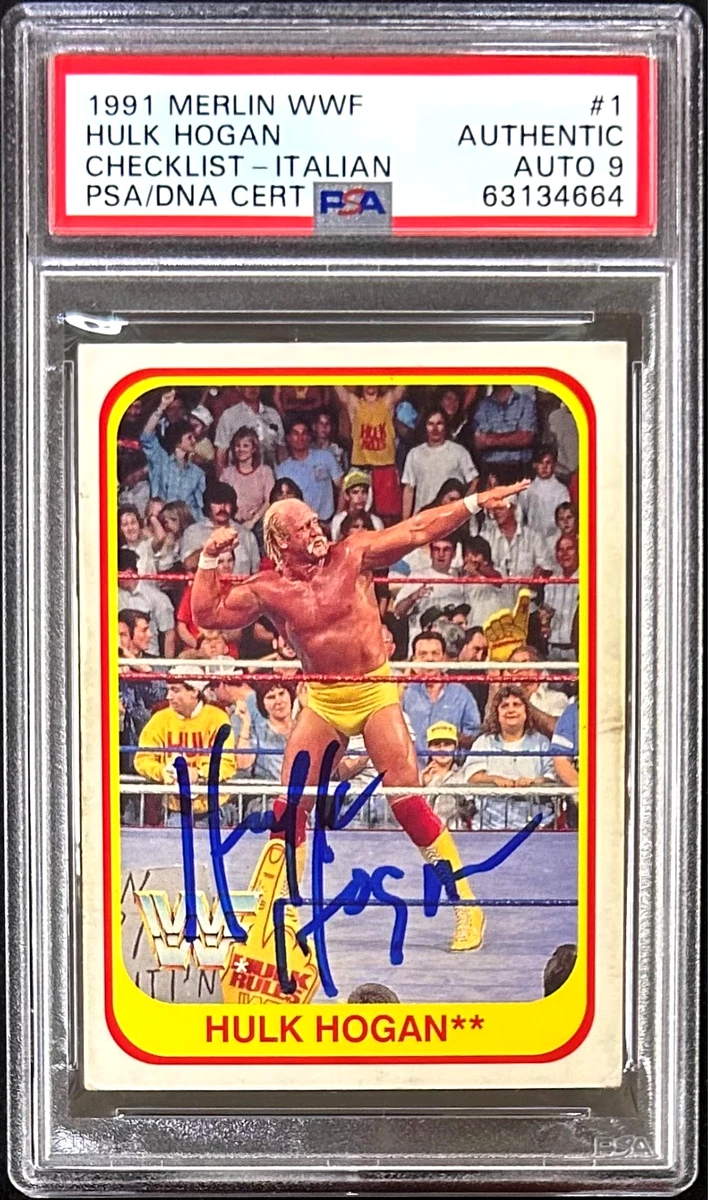 Carte à collectionner Hulk Hogan - #61 - 1991 WWF Merlin - édition