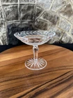 Waterford Crystal Compote Pedestal Footed Dish Vtg Glandore Pattern Discontinued