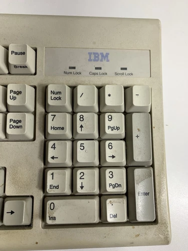 Vintage IBM Mechanical Keyboard KB-8923 P/N: 07H0665 UNTESTED - Picture 2 of 9