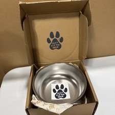 Yeti Dog Bowl Large Uline 1/CT Non-Slip Stainless Steel Dishwasher Safe