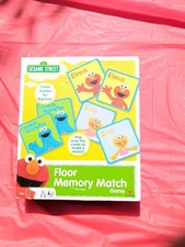 Sesame Street Floor Memory Match Game (Cardinal) - 100% COMPLETE - 54 Tiles!