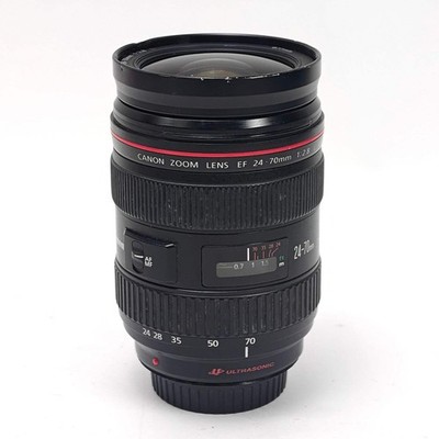 Broken Canon EF Macro 24-70mm f/2.8 L Zoom Lens Bent