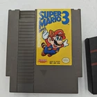 Super Mario Bros 3! (Nintendo NES, 1990) Cartridge + Dust Jacket Only! OEM!