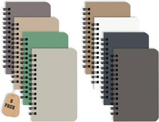 8 Pack Spiral Notebook Small Pocket Notebook 3X5 Spiral Notepads with Lined Page