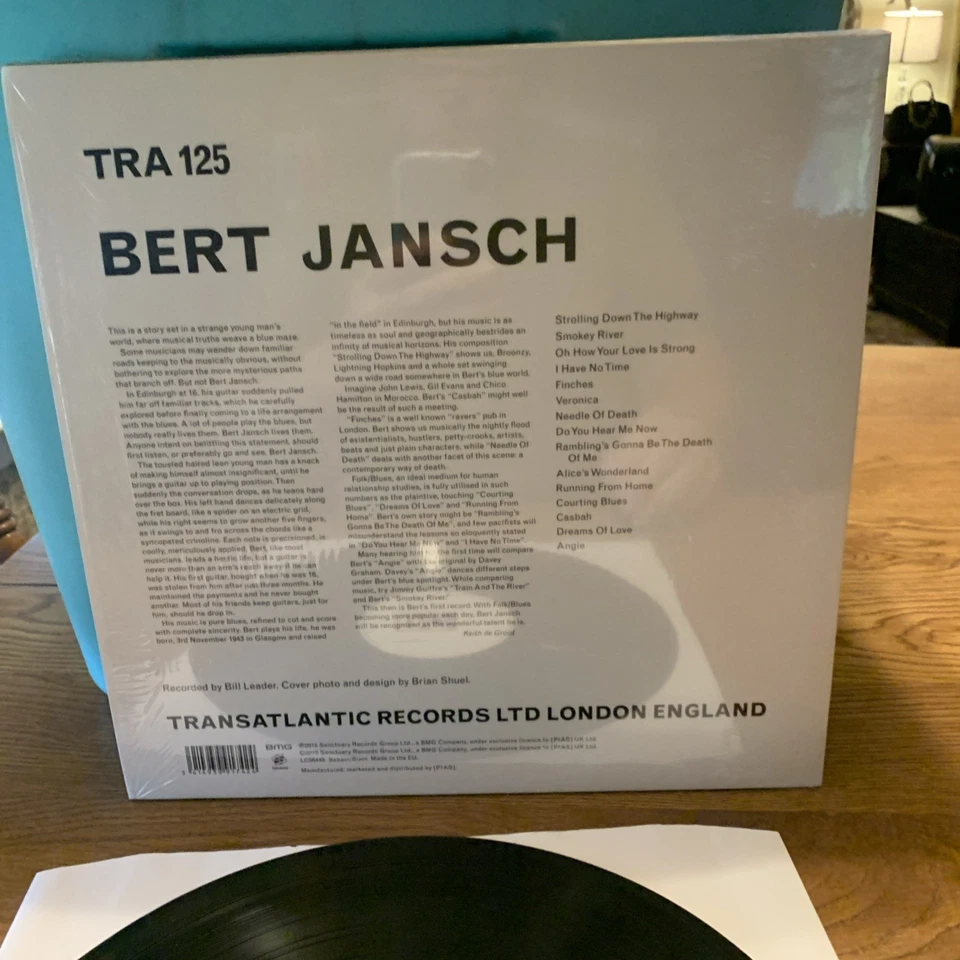 Bert Jansch - S/t Vinyl LP - Image 2 of 2