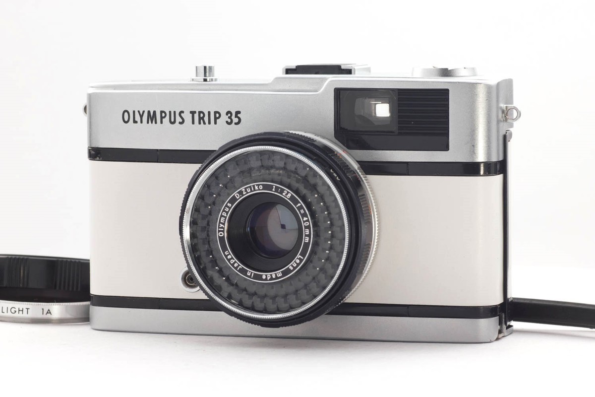 Olympus TRIP 35 White [CLA'd/N MINT] Film Camera Point
