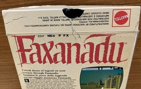 NES ~ FAXANADU ~ Nintendo Game NES-FX-GBR Game Cart Sleeve Inst Boxed Pal