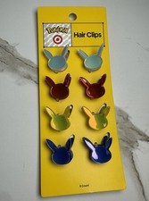 Pokemon PIKACHU Hair Clips Set Of 8- Pok mon X Target 30th Collection Collab