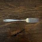 One International Sterling Flatware, Prelude, Dinner Fork, no mono 52 grams