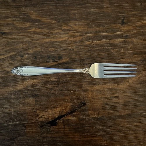 One International Sterling Flatware, Prelude, Dinner Fork, no mono 52 grams