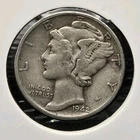 1942-P Mercury Dime 90% Silver US Mint Philadelphia