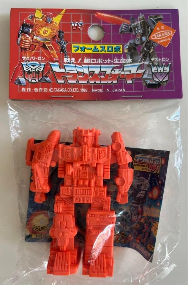 Transformers Keshi Rubber Figure Takara 1987 Kinkeshi Set of 4, Made in Japan - Image 3 of 4