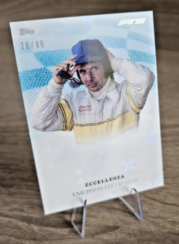 Topps F1 Eccellenza 2025 Emerson Fittipaldi /99 Veterano Blue Parallel