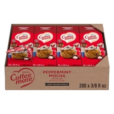 Nestle Coffee mate Creamer 🎄Peppermint Mocha ☕️  0.375 fl oz (Pack of 200)