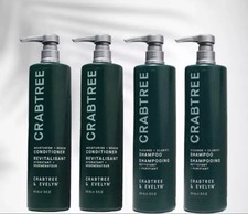 Crabtree & Evelyn Cleanse Clarify 2x Shampoo & 2x Conditioner  Set 443ml