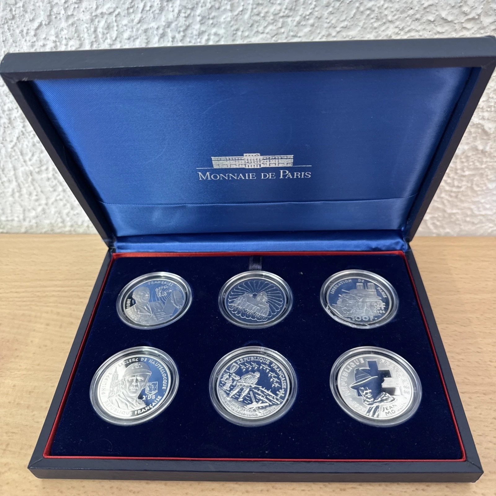 Coffret De 6 Médailles Monnaie De Paris Essai Débarquement FDC