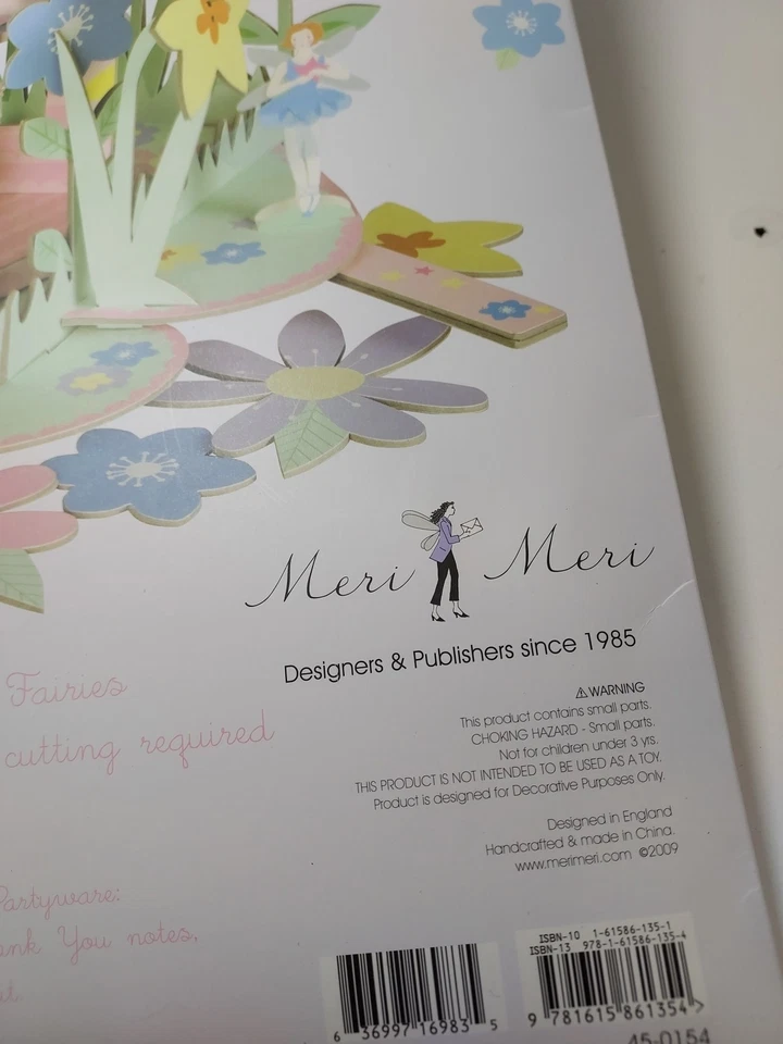 Meri Meri Fairy Wishes Cardboard Centerpiece Party Decor - Image 3 of 4