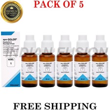 ADEL 1 Apo-Dolor Drop 20ml Homeopathic Headache  Migraine Drop PACK OF 5