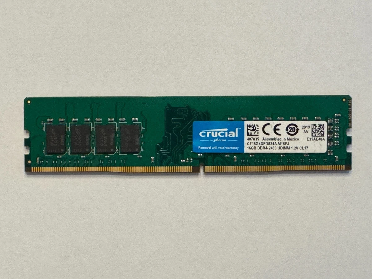 25+ Crucial DDR4 SDRAM 16 GB Total Capacity Memory (RAM) for sale