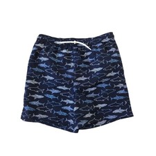 Janie And Jack Shark Print Swim Trunks Shorts