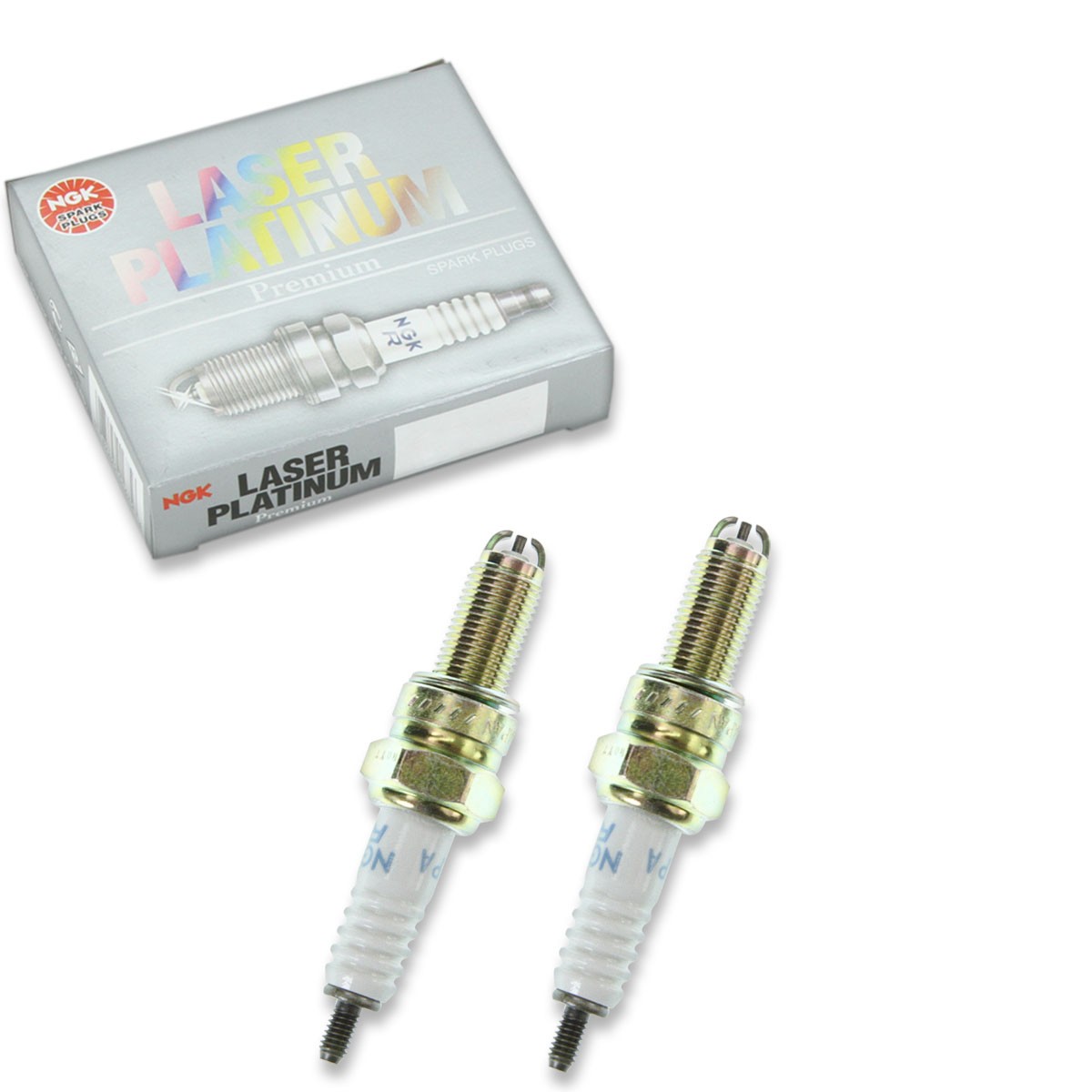 2 pc NGK 2215 BKR6EP-8 Laser Platinum Spark Plugs for SVK20RZ8 PK20TT PK20R8 ky