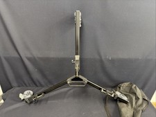 Adjustable Folding Camera Tripod Dolly w/ Locking Caster Wheels Carry Bag