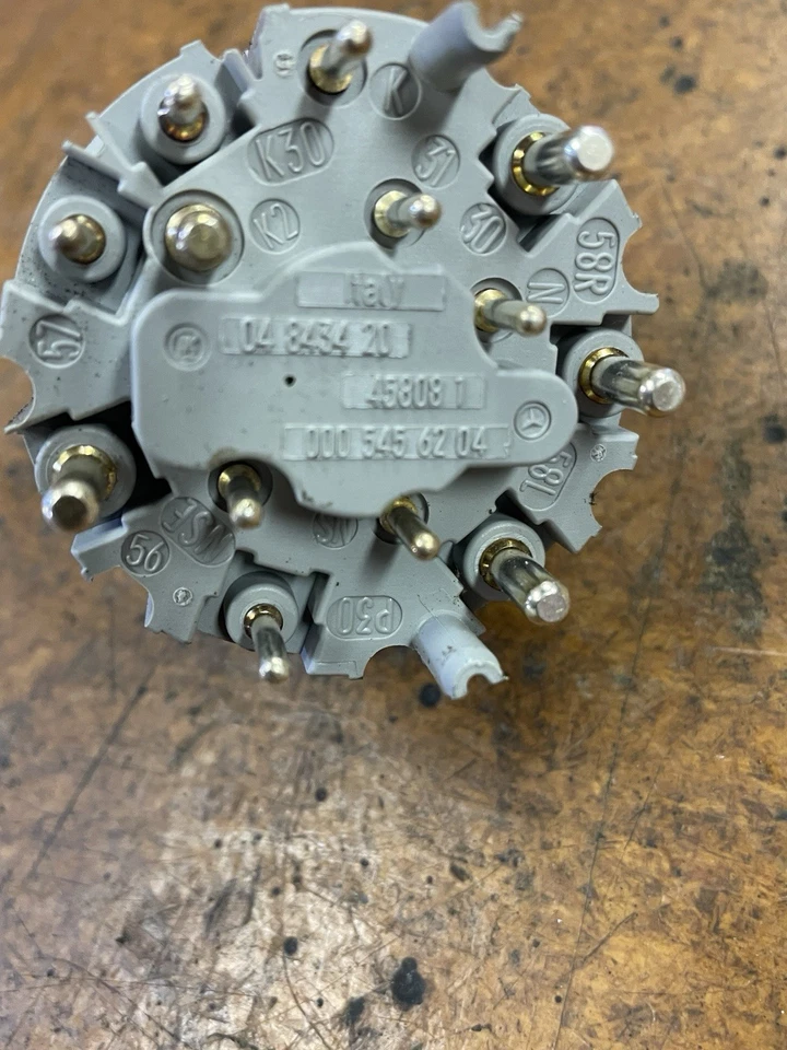 Interruptor atenuador de faros de 13 pines compatible con Mercedes-Benz SL320 SL500 300SD 300SEL Foto 3 de 4