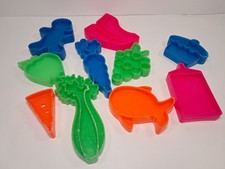 Vintage Mattel Tuff Stuff Play Food Chunky Plastic 10 Piece Set 1972 Toy