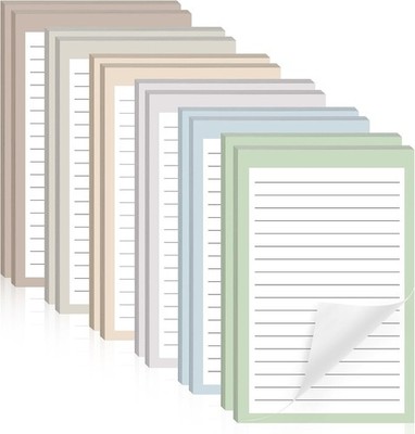 Lined Stiy Notes, in Post Stiy Notes with Lines, 6 Different Colour