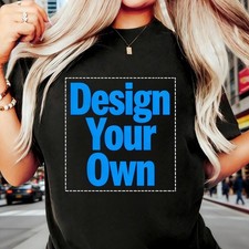 Personalized Custom T-Shirt Customized w/Photo, Text, Logo DTF S 3XL