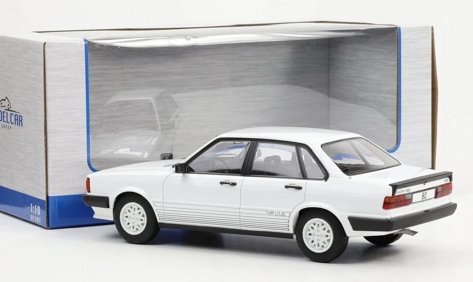 MODELCAR, AUDI 80 GTE 1978 Blanc, échelle 1/18, MOD18527 - Photo 3/3