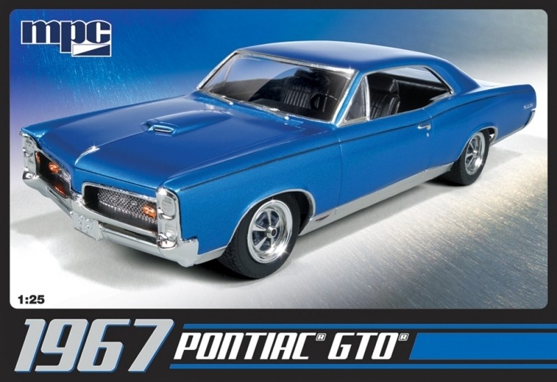 1967 Pontiac GTO 1:25 Scale MPC Detailed Plastic Kit