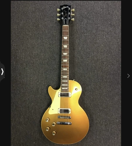 Gibson 1974 Gold Top Deluxe Left Handed All Original Beautiful