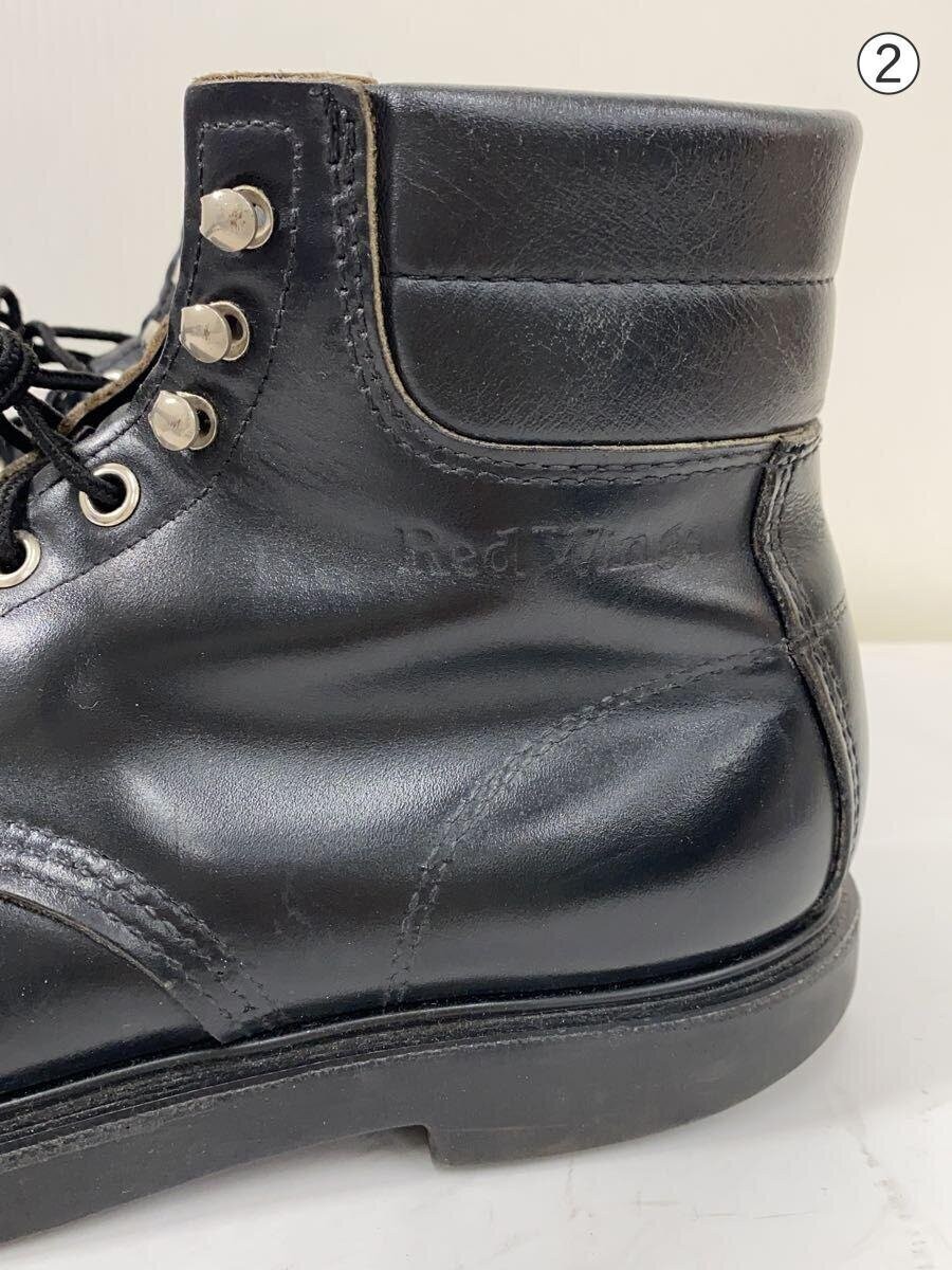 Red Wing Lace-Up Boots/Us7.5/Blk/8133 3665 image 8