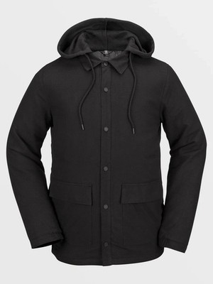 VOLCOM isolierte Reitflanelljacke - SCHWARZ REFB32B5