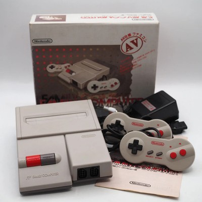 Nintendo New Famicom Console System HVC-101 Boxed NTSC-J (Japan) Serial Match