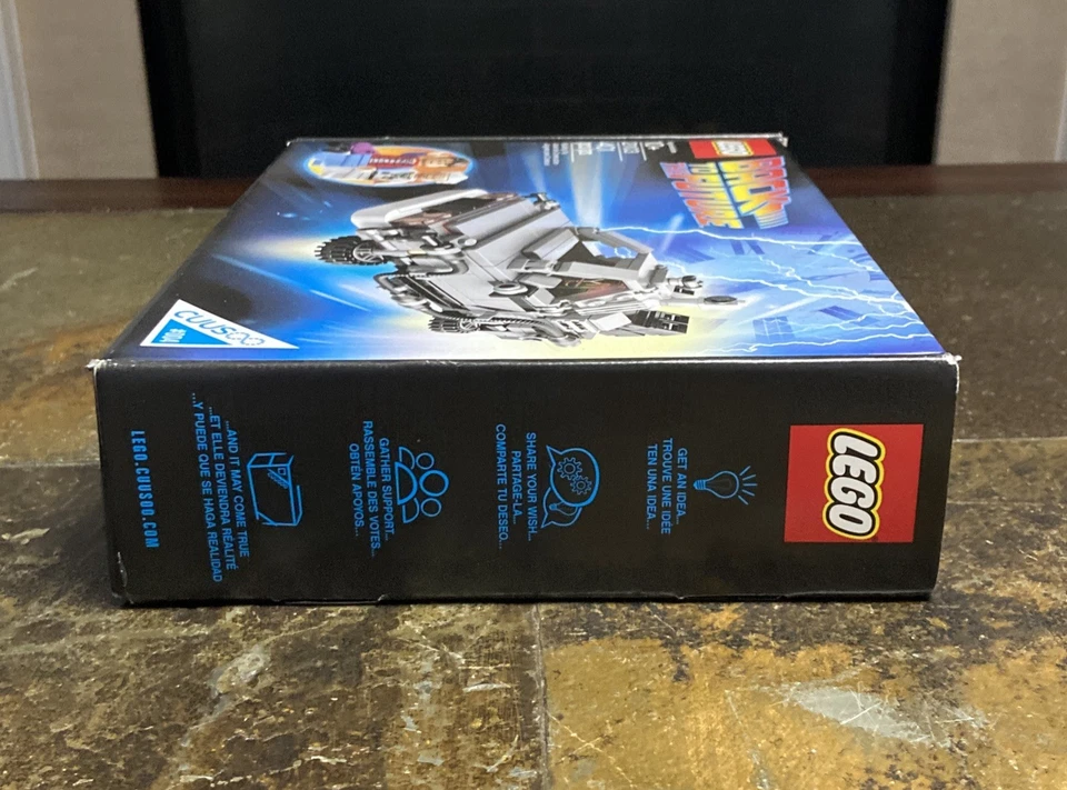 LEGO Back to the Future Delorean Time Machine 21103 - New In Sealed Box - Image 3 of 4