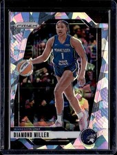2024 Panini Prizm WNBA #63 Diamond Miller WNBA Logo Prizms