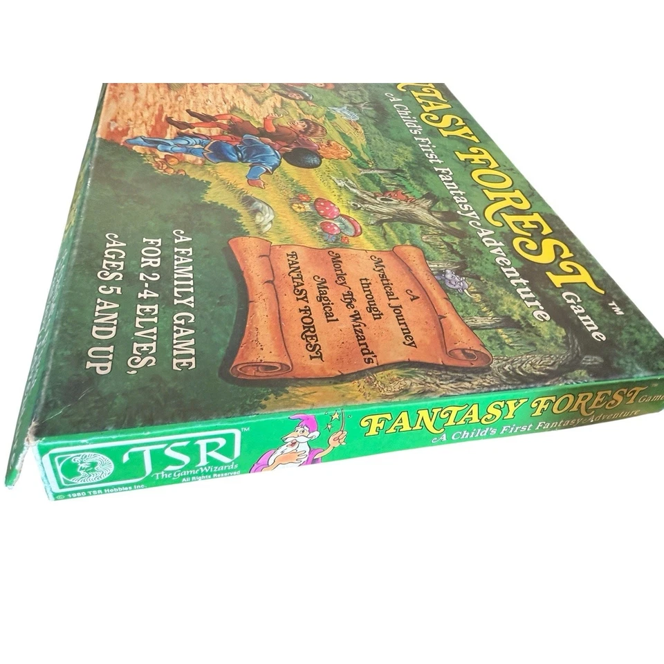 Vintage TSR Hobbies 1980s Fantasy Forest Game Wizards. HTF See Pics - Image 3 of 4