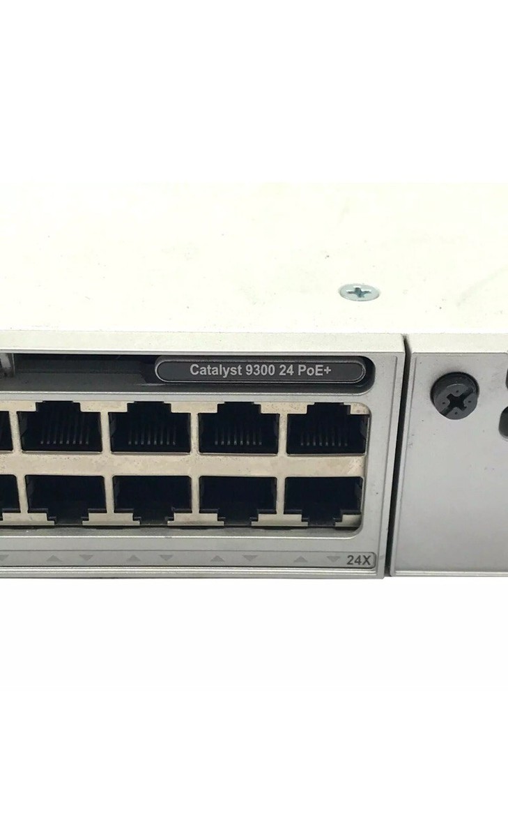 Cisco Ethernet Switch Catalyst C9300-24p-a 24-Port Poe+ Switch Network