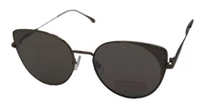 Isaac Mizrahi Womens Brown Cateye Metal Sunglass IM31263 BR