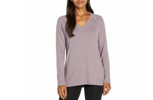 Banana Republic Ladies' V-Neck Long Sleeve Top, Purple , Size XL