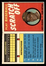 1970 Topps Scratch-Offs Baseball #7 Nate Colbert VG/EX