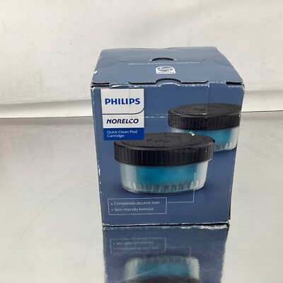 Philips Norelco Quick Clean Pod Cartridge 2 pack CC12/52