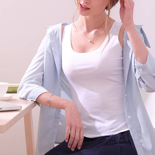 Casual Womens Ice Silk Vest V Neck Tank Tops Ladies Summer Camisole Sleeveless - Picture 12 of 21