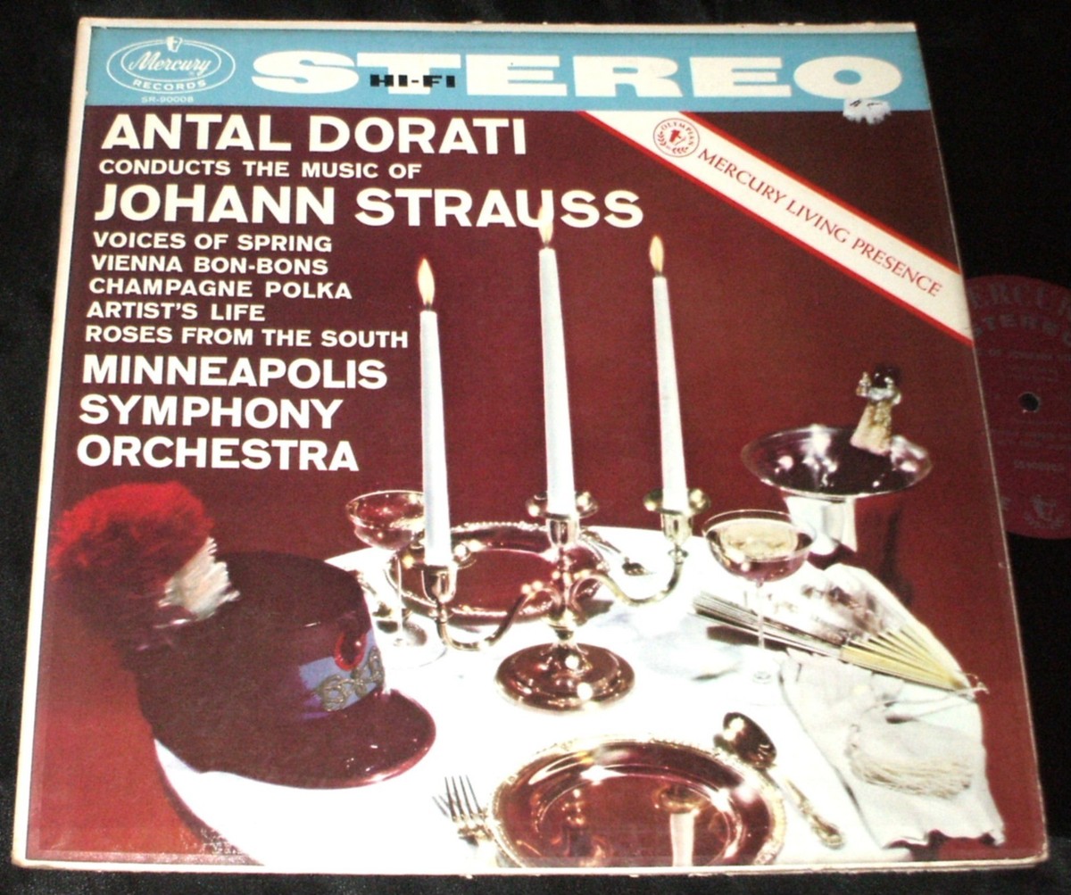 MERCURY LIVING PRESENCE STEREO LP SR-90008 Strauss Antal