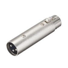 Image of XLR Male to Female Adapter Coupler Microphone Cable Joiner Connector 3 Pin