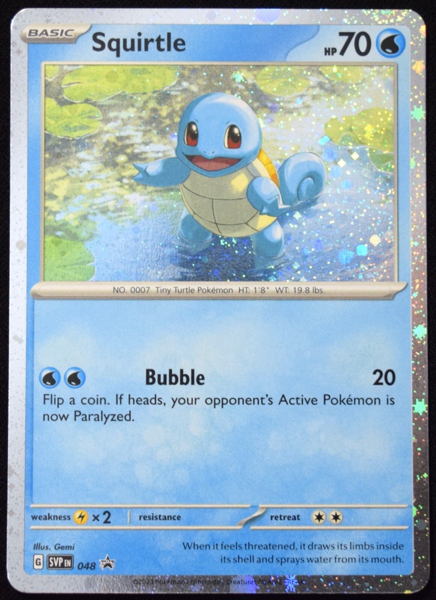 伊四00  042 043 044 045 046 047 048 049 Pokemon TCG Bulbasaur Charmander Squirtle SVP 046 047 048